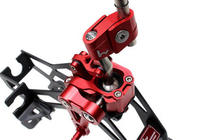 M&M HONDA SHORT SHIFTER ASSEMBLY RED COLOR HYBRID RACING FOR CIVIC FK8 FK7 00111-FK8-HR01R