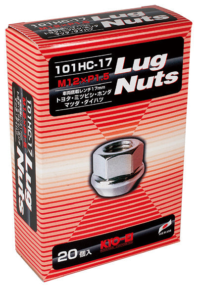 KYO-EI LUG NUT 17HEX THROUGH TYPE M12xP1.5 101HC-17-20P