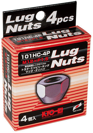 KYO-EI LUG NUT 4PCS (M12xP1.5) THROUGH TYPE 101HC-4P
