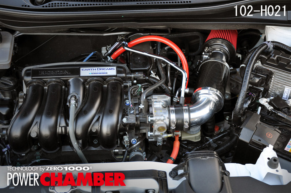 ZERO1000 POWER CHAMBER T-2 RED For HONDA VEZEL HYBRID RU3 102-H021