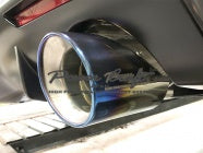 POWER CRAFT TAIL FINISH 3.0 TITANIUM TAIL WITH BURNT COLOR FOR TOYOTA SUPRA 90 P-TO200106