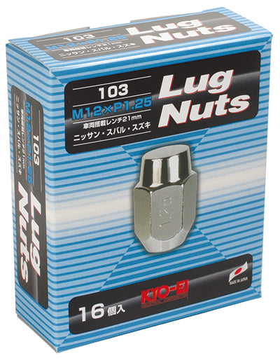 KYO-EI LUG NUT 16PCS (M12xP1.25) 103-16P