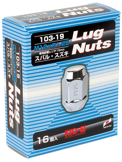 KYO-EI LUG NUT 16PCS (M12xP1.25) 103-19-16P