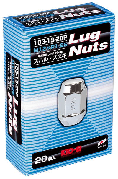 KYO-EI LUG NUT 20PCS (M12xP1.25) 103-19-20P