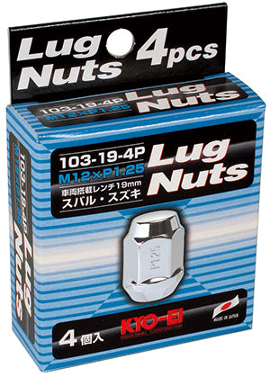 KYO-EI LUG NUT 4PCS (M12xP1.25) 103-19-4P