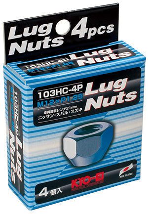 KYO-EI LUG NUT 4PCS (M12xP1.25) THROUGH TYPE 103HC-4P