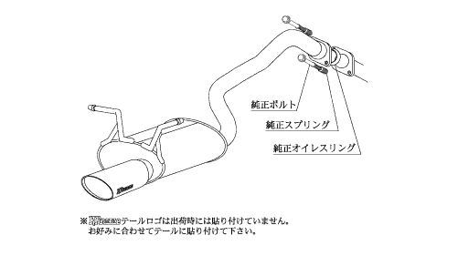 KAKIMOTO RACING EXHAUST KRNOBLE ELLISSE FOR HONDA CR-V RE3 RE4  H51374D