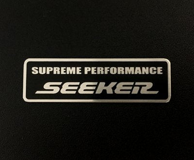 SEEKER METAL PLATE STICKER