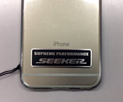SEEKER METAL PLATE STICKER