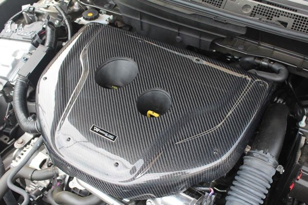 GARAGE VARY ENGINE HOOD COVER (1.5L DIESEL) TWILL CARBON FOR MAZDA CX-3 21-8001