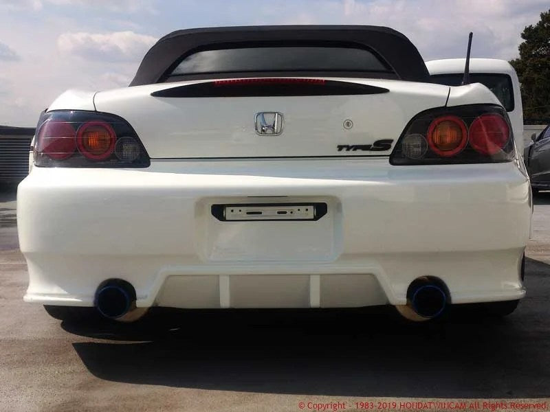 FEEL'S HONDA TWINCAM PLAIN CARBON REAR SIDE FINS	 FOR HONDA S2000 AP1 FEELS-00927