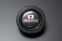 MOMO FORTUNE FULL SPEED 328D 90 BLACK LEATHER BLACK SPOKE BLACK TOP STEERING WHEEL MOMO-00011