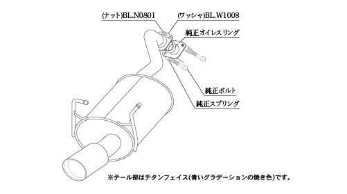 KAKIMOTO RACING EXHAUST CLASS KR FOR HONDA CR-V RM4  H713102