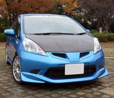 SEEKER FRP FRONT HALF SPOILER BLUE PEARL FOR HONDA FIT GE  16000-GE8-AF2