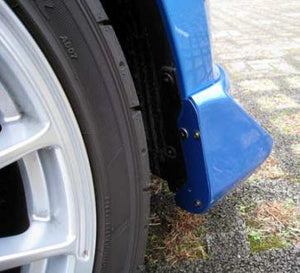 SEEKER FRP FRONT HALF SPOILER SILVER METALLIC FOR HONDA FIT GE  16000-GE8-AF2