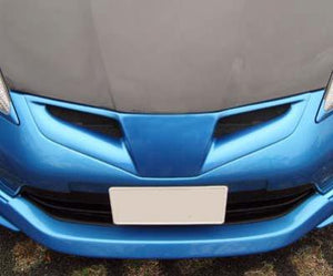 SEEKER FRP FRONT GRILL ALABASTER SILVER METALLIC FOR HONDA FIT GE  16010-GE8-F02