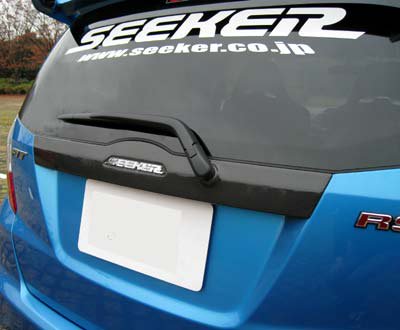 SEEKER CARBON REAR GARNISH UNPAINTED FOR HONDA FIT GE  16110-GE8-C01