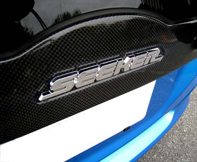 SEEKER CARBON REAR GARNISH UNPAINTED FOR HONDA FIT GE  16110-GE8-C01