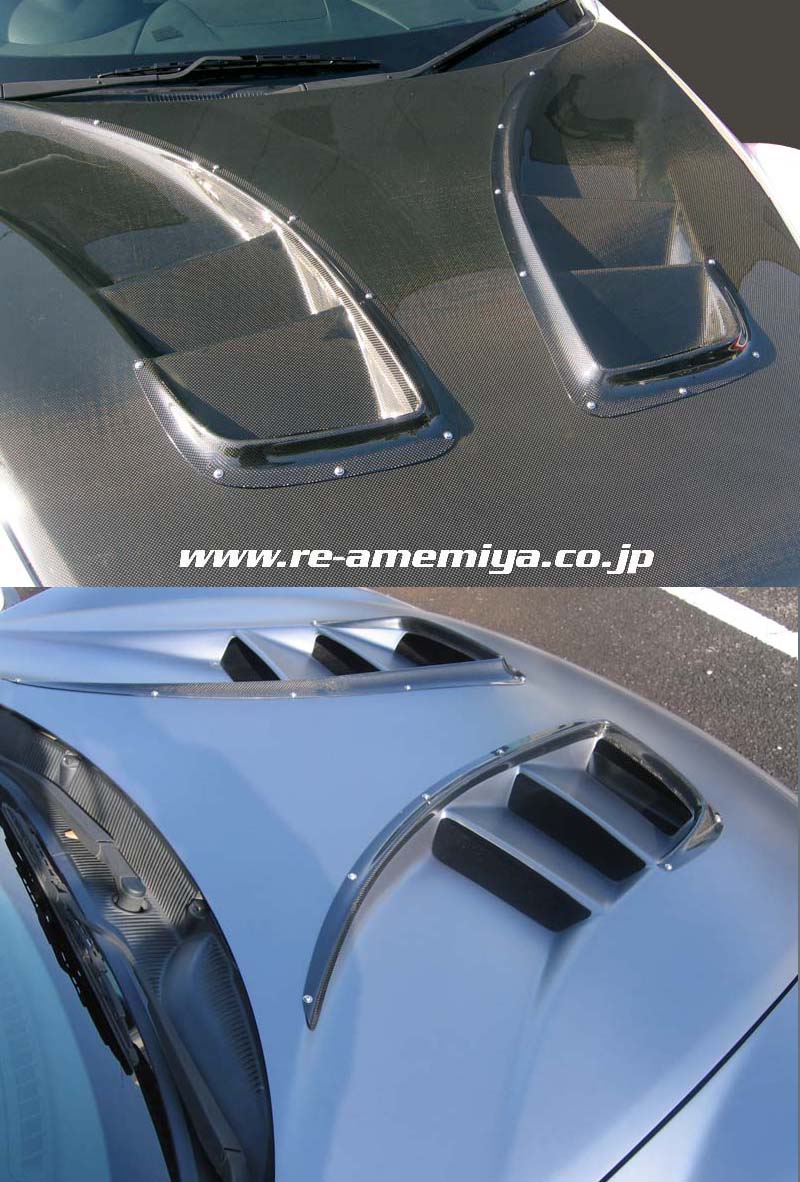 RE-AMEMIYA HOOD D1 DUCT GARNE FRP FOR MAZDA RX-8 D0-088030-059