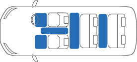 KARO GRAN FLAXY BRILLIANT RED FLOOR MATS FOR Toyota LiteAce Noah #R40, 50G GRAN-FLAXY-820-RED