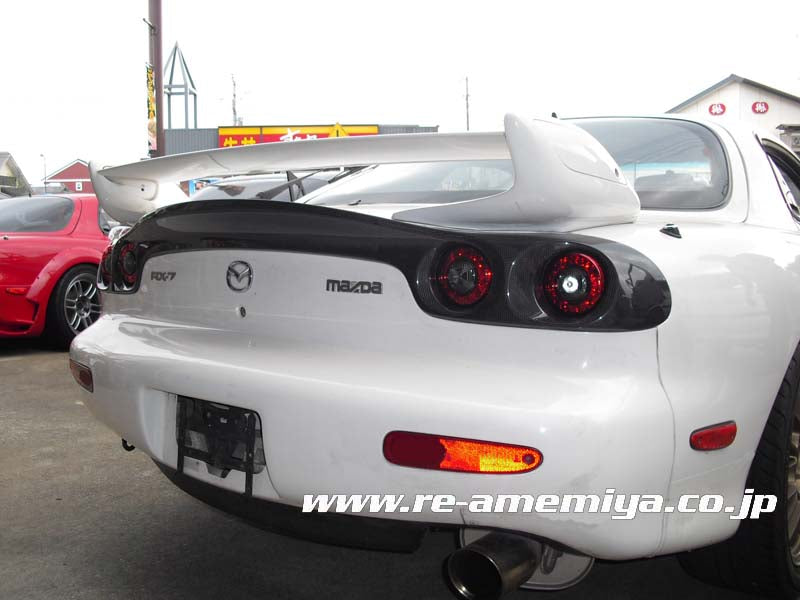 RE-AMEMIYA REAR LED TAIL LAMP FINISHER CF FOR MAZDA RX-7 FD3S D0-022030-214