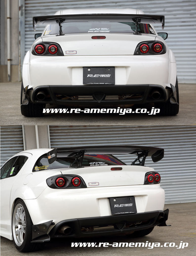 RE-AMEMIYA ZENKI REAR LED TAIL LAMP FINISHER CF FOR MAZDA RX-8 D0-088030-062