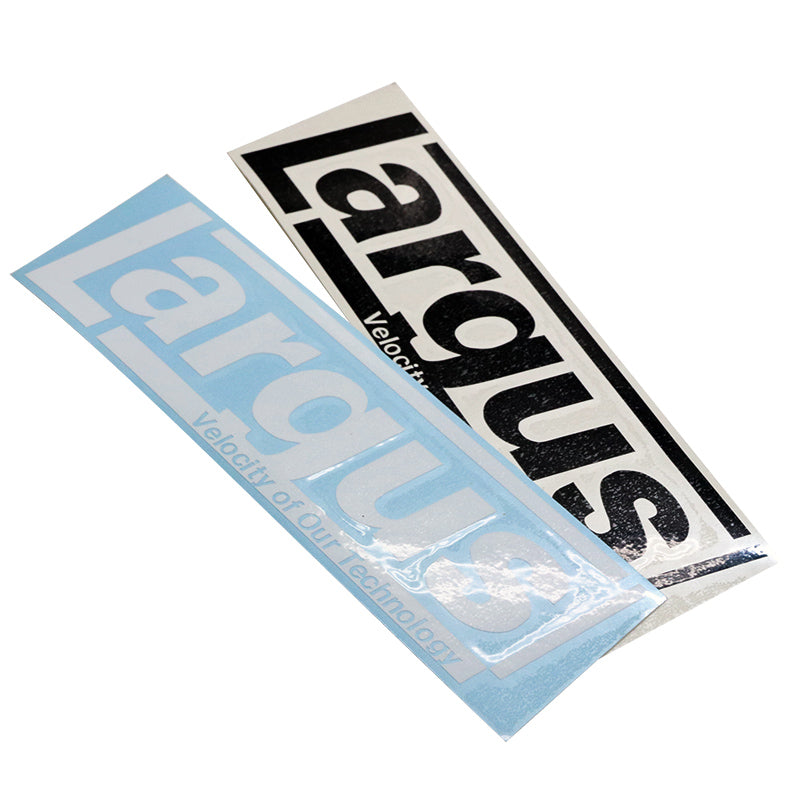LARGUS LOGO CUTTING STICKER (A TYPE) 200MM X 55MM 1 SHEET WHITE FOR  01011293006-QQ
