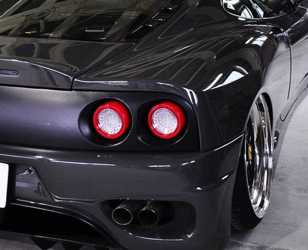 CRYSTAL EYE FIBER LED TAIL FERRARI AUTO JEWELRY FOR FERRARI 360 355 550 575 512 F50 J256RS