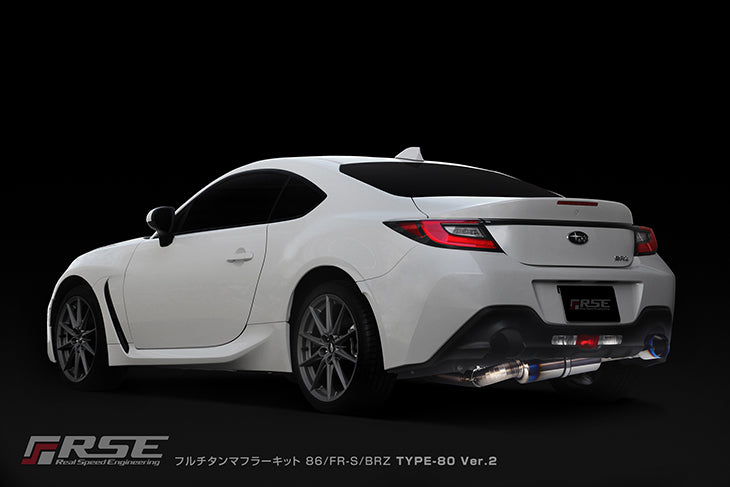 RSE FULL TITANIUM MUFFLER EXHAUST KIT TYPE-80 VER2 FOR TOYOTA GR86 ZN8 SUBARU BRZ ZD8 RB6090-SB05A