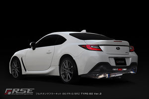 RSE FULL TITANIUM MUFFLER EXHAUST KIT TYPE-80 VER2 FOR TOYOTA 86 ZN6 SUBARU BRZ ZC6 RB6090-SB05A