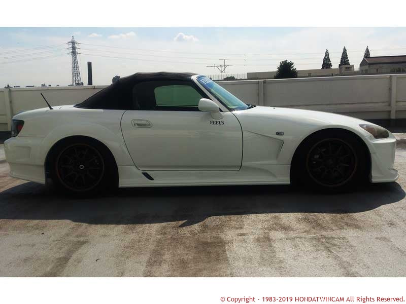 FEEL'S HONDA TWINCAM SIDE STEP TYPE2 FRP FOR HONDA S2000 AP2 FEELS-00934