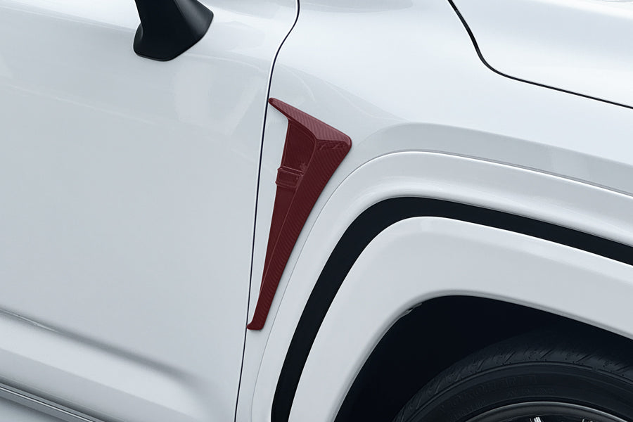 ROJAM FRONT FENDER DUCT CFRP CLEAR PAINTED FOR TOYOTA LAND CRUISER PRADO 300 20-FFDC-LC300