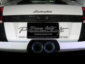 POWER CRAFT HYBRID EXHAUST MUFFLER SYSTEM ROUND TITAN TAIL FOR LAMBORGHINI MURCIELAGO LP620 P-LA310103