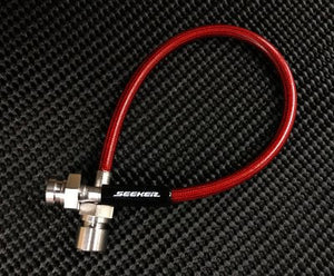 SEEKER RED COAT STAINLESS MESH CLUTCH LINE FOR HONDA CIVIC FK8  12900-FK8-000