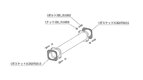 KAKIMOTO RACING  CATALYST SILENCER/STRAIGHT FOR MITSUBISHI LANCER EVOLUTION 9 9 MR CT9A  MSP305
