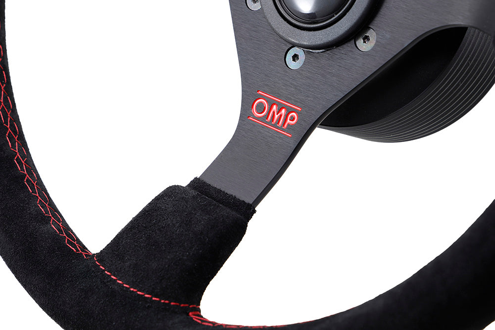 BLITZ OMP STEERING WHEEL φ350 SUEDE FOR 13520