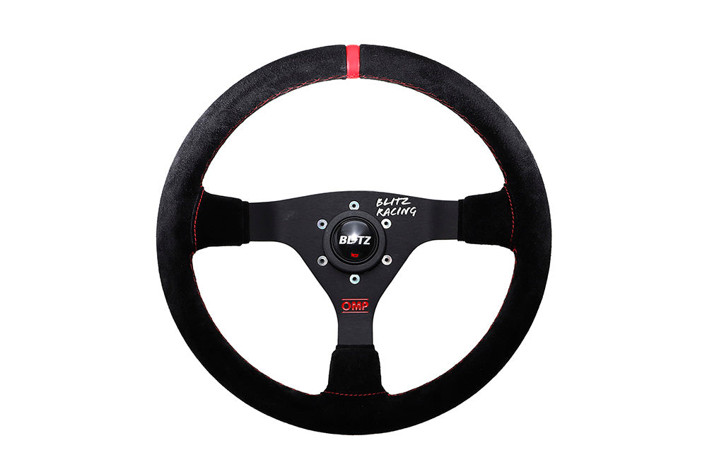 BLITZ OMP STEERING WHEEL φ350 SUEDE FOR 13520