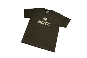 BLITZ WEAR HEXAGON TEE T-SHIRT ARMY GREEN M 13574