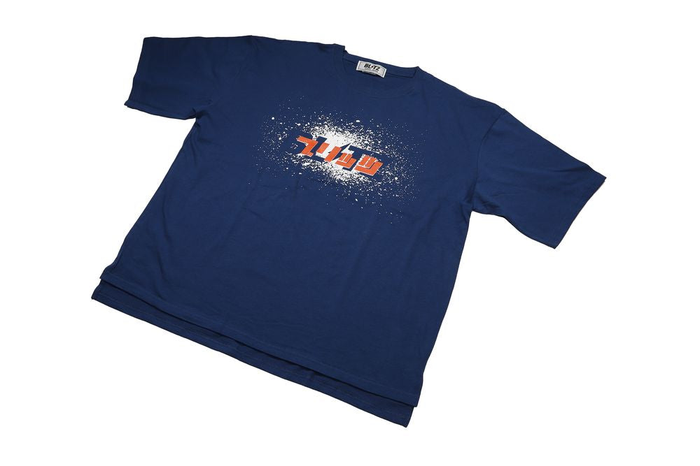 BLITZ LAYER LOGO SLIT TEE M T-SHIRT 13620