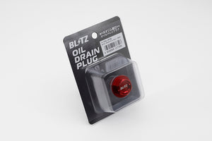 BLITZ OIL DRAIN PLUG M16-P1.5 RED FOR TOYOTA GR86 86 ZN6 ZN8 SUBARU BRZ ZC6 ZD8 13730	