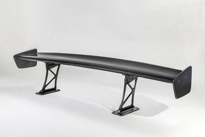 KONDO ENGINEERING TAKUMI PROJECT GT WING 3D TYPE SIDE MOUNT 1410MM HIGH MOUNT TYPE 250MM CFRP CLEAR COATED FOR SUBARU WRX STI S4 KONDO-ENGINEERING-00003
