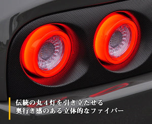 CRYSTAL EYE FIBER LED TAIL FERRARI AUTO JEWELRY FOR FERRARI 360 355 550 575 512 F50 J256RS