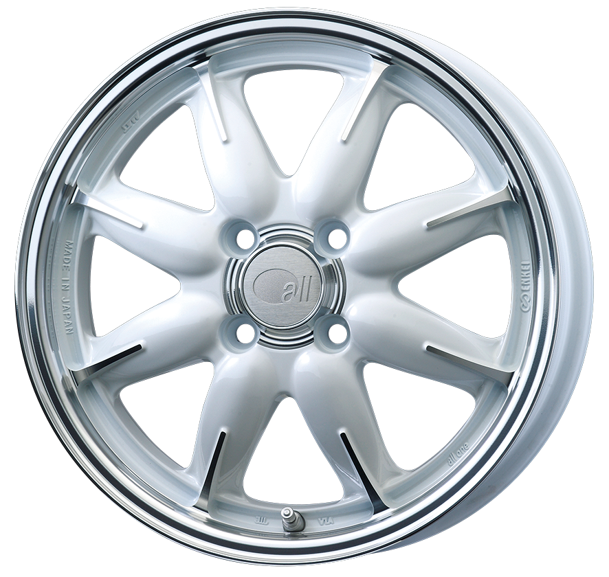 ENKEI ALL ALL ONE 15X5J 100X4 45 MACHINING PEARL WHITE ENKEI-01661