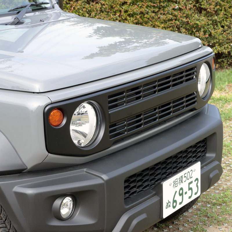 APIO VINTAGE IRON GRILLE BLACK FOR SUZUKI JIMNY JB64 JIMNY SIERRA JB74 JIMNY NOMAD JC74 3033-57B