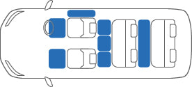KARO GRAN KRONE TWEED BORDEAUX FLOOR MATS FOR Toyota Estima AHR20W GRAN-KRONE-3200-BORDEAUX
