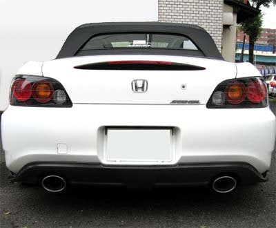 SEEKER REAR UNDER SPOILER S CARBON UV CUT CLEAR FOR HONDA S2000  16030-AP2-TC2