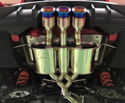 SEEKER SES MUFFLER KIT TRIDENT FOR HONDA CIVIC FK8  11600-FK8-000