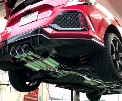 SEEKER SES MUFFLER KIT TRIDENT FOR HONDA CIVIC FK8  11600-FK8-000