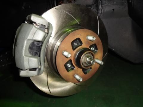 IMPULSE 294MM SLIT DISC ROTOR FOR FRONT LARGE DIAMETER BRAKE KIT FOR TOYOTA AE86 IMPULSE-255