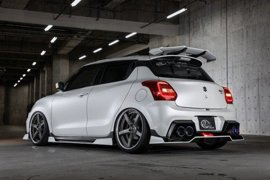 KUHL RACING 33R-SS SLASH FOUR BLACK TAIL 116 MUFFLER EXHAUST FOR SUZUKI SWIFT SPORTS ZC33S MT KUHL-00003